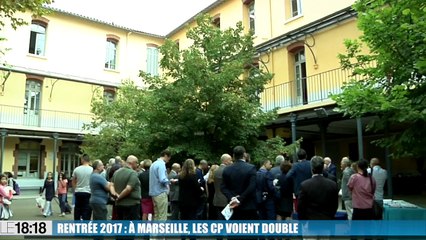 Le 18:18 - Rentrée 2017 : à Marseille, dans 72 écoles, les cours préparatoires voient double