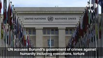 UN accuses Burundi of crimes against humanity