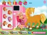 Soins pour des jeux poney Le jeu de fraises filles-filles