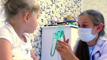 Enfants enfants enfants pour bébé donné peur piquez vidéo Diana médecin soigne dan vlogs