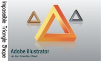 Adobe Illustrator cc 2015 Tutorial  New Impossible Triangle Shape || Ju Joy Creative Cloud ||