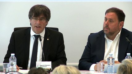 Independentistas catalanes anuncian su propia agencia fiscal