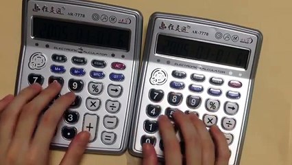 Despacito avec deux calculatrices