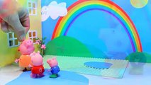 Nouveau enfants pour dessins animés Peppa Pig Peppa Pig arc en ciel après la pluie