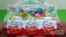 ANGRY BIRDS Limited Edition Unboxing Kinder JOY Surprise Eggs – 3S