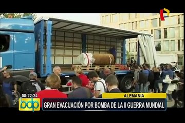 Alemania: evacuación en Fráncfort por una bomba de la II Guerra Mundial