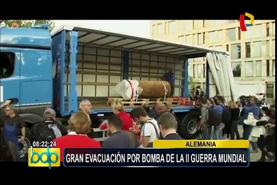 Alemania: evacuación en Fráncfort por una bomba de la II Guerra Mundial
