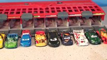 Pixar Cars World Grand Prix Racers with the Race Cars Launcher with Lightning McQueen, and