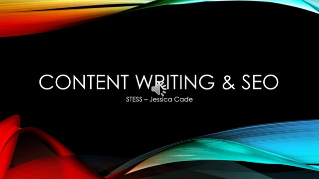 STESS - Content writing & SEO with Jessica Cade