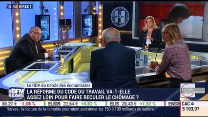 Le Cercle des Économistes: la réforme du Code du travail va-t-elle assez loin pour faire reculer le chômage ? - 04/09