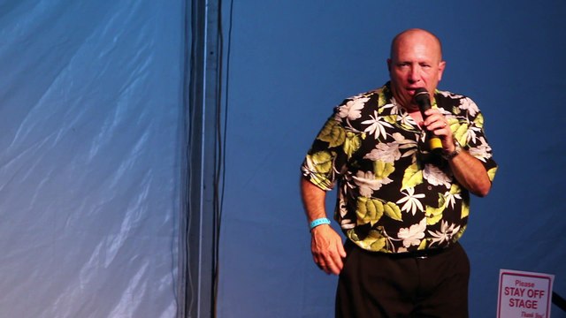 Danny McCorkle talking about Elvis Presley at the Entertainment Tent Elvis Week 2017