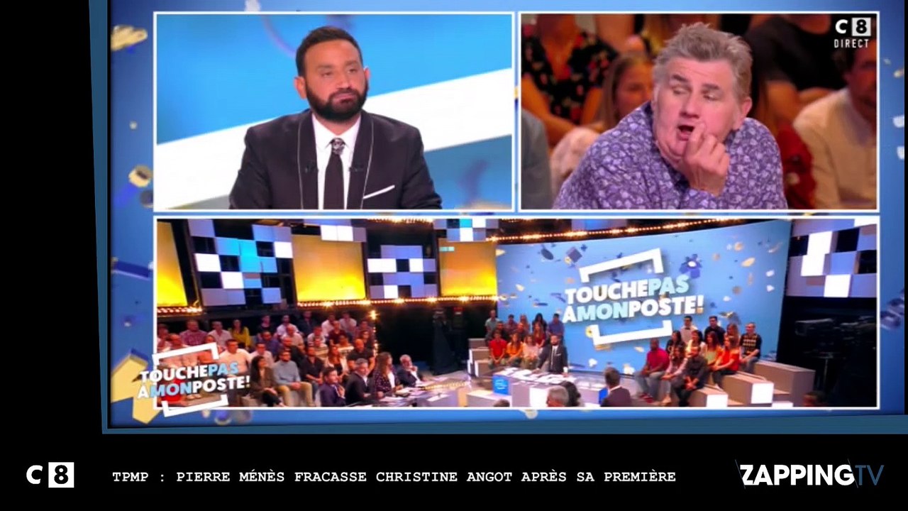 TPMP : Pierre Ménès fracasse Christine Angot après sa première dans ONPC