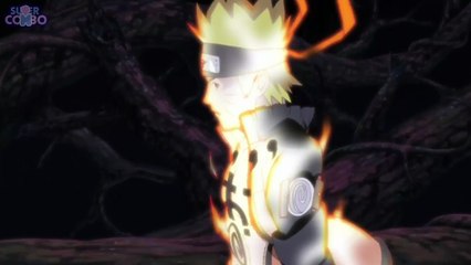 Naruto Controls Nine Tails Chakra, Activates Yellow Flash Speed and Saves Shiseru!