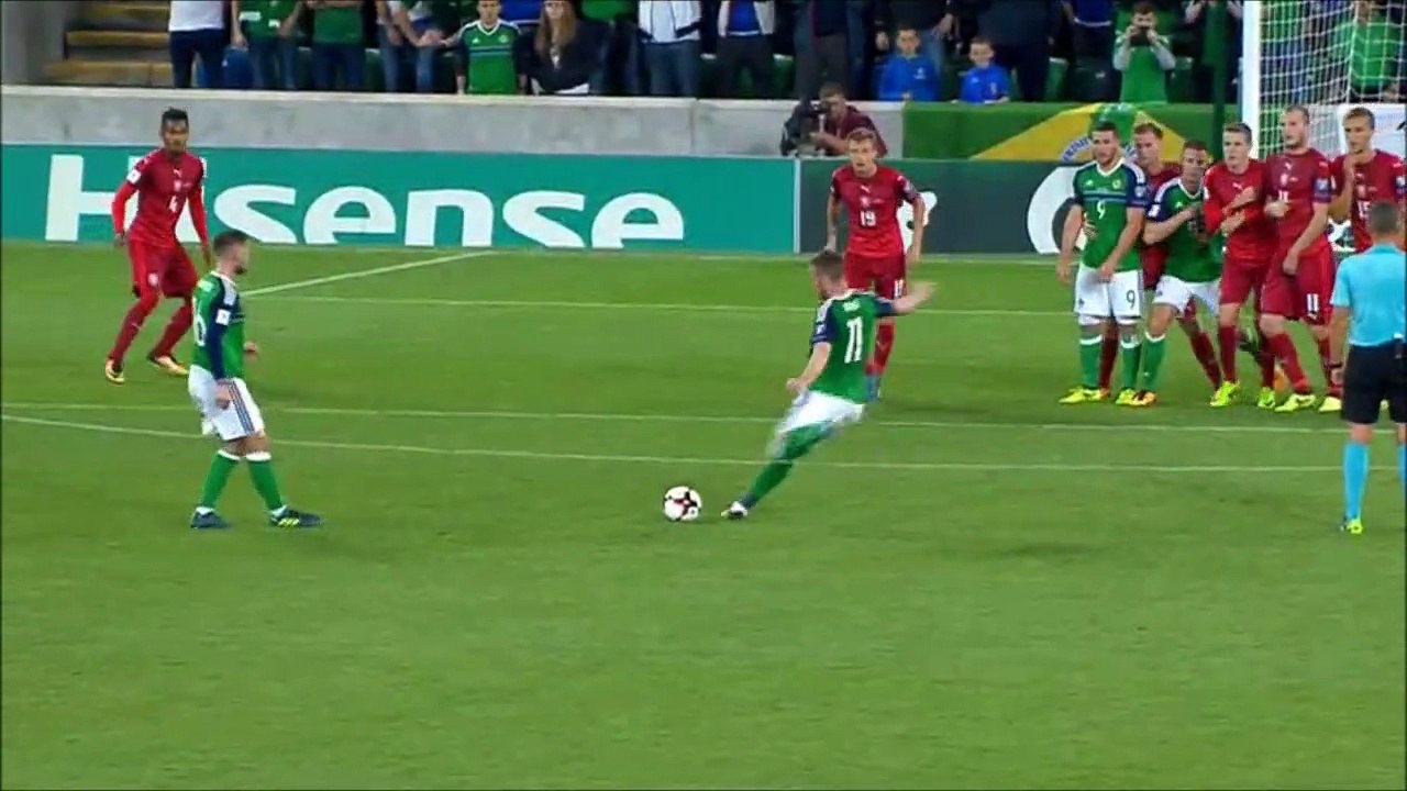 2-0 Chris Brunt Goal N. Ireland 2-0 Czech Rep - 04.09.2017