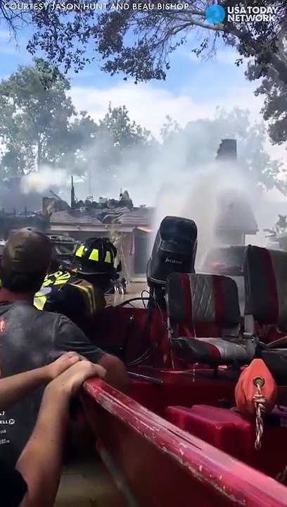 Bombeiros encontram forma criativa de
