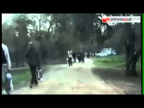 TG 09.02.15 Incendio al ghetto di Rignano, in fumo trenta baracche