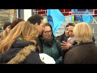 TG 17.02.15 Vertenza Auchan Bariblu Triggiano, i dipendenti chiedono certezze