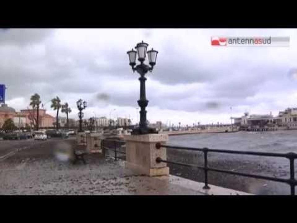 TG 06.03.15 In Puglia week-end con l'ombrello tra vento e mareggiate