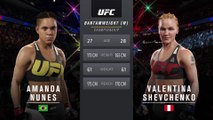 UFC 215: Nunes vs. Shevchenko 2 - Women's Bantamweight Title Match - CPU Prediction