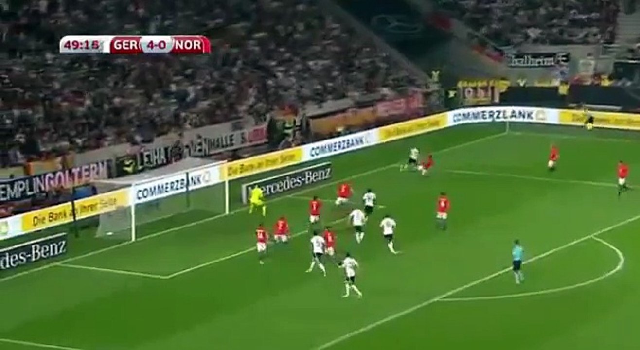 Leon Goretzka Goal Germany vs Norway 5-0 04/09/2017