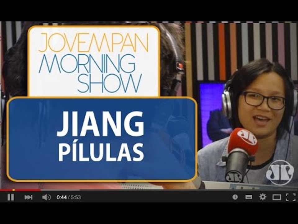 Jiang enfrenta teste de português no JP Morning...