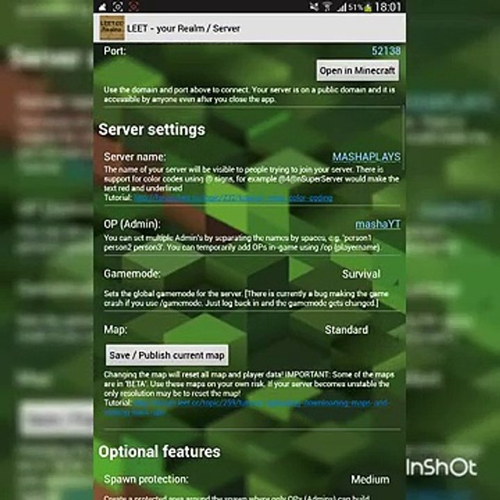 Как создать свой сервер майнкрафт ре 0.13.1 0.13.0