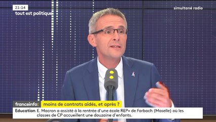 Stéphane Troussel, président du Conseil départemental de Seine-Saint-Denis : "Il y a quelques interrogations" sur les contrats aidés de l'Education nationale