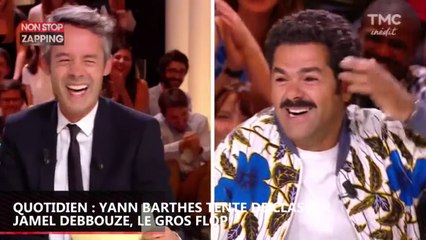 Quotidien : Yann Barthès essaye de clasher Jamel Debbouze, le flop ! (Vidéo)