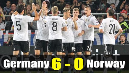 Germany vs Norway 6-0 All Goals & Highlights (04.09.2017) HD