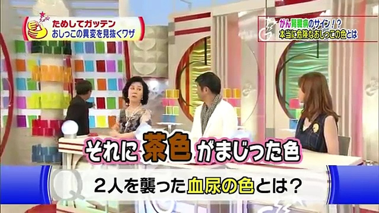 尿に現れる病気のサインとは？～ためしてガッテン ～