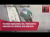 Imágenes del presunto asesino de Miroslava