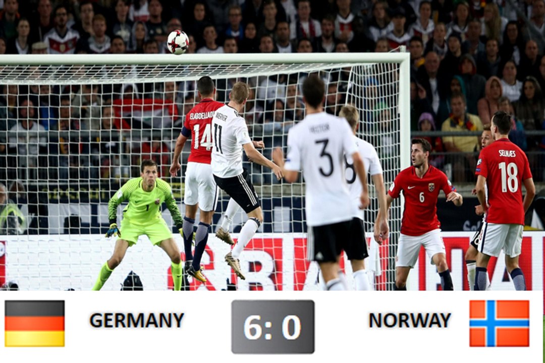 Germany 6 - 0 Norway: Goals and Overview match watch online