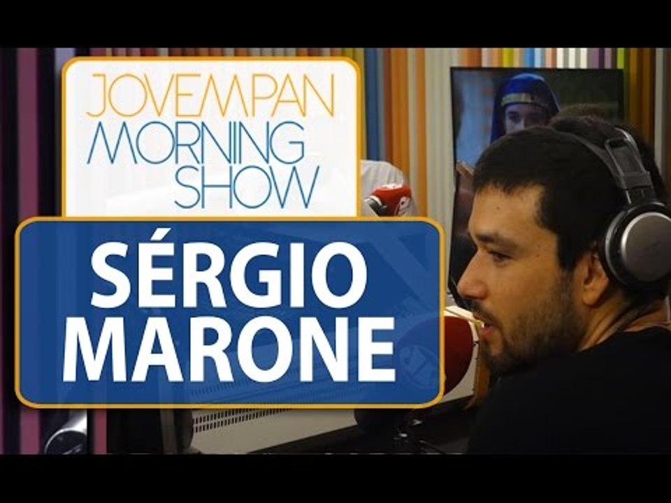 Sérgio Marone brinca com personagem e dá dicas...