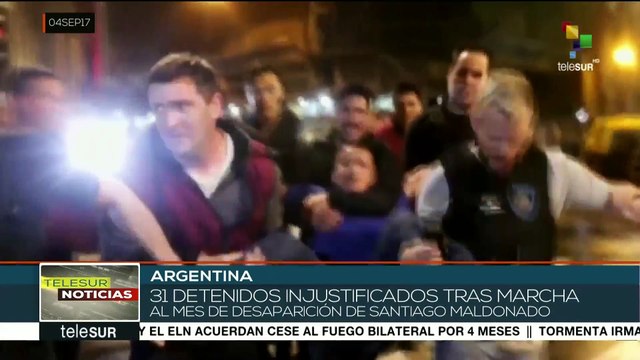 Argentina: gob. intenta silenciar clamor por aparición de Maldonado