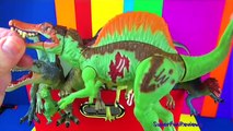 Caja colección dinosaurio jurásico Informe juguete Mundo 1 t rex spinosaurus superfunreviews