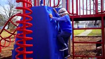 VLOG Детская Площадка в Америке - Парк Горки Стенки Качели влог видео для Детей Макс enter