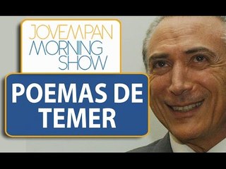 Tognolli lê poemas de Michel Temer | Morning Show