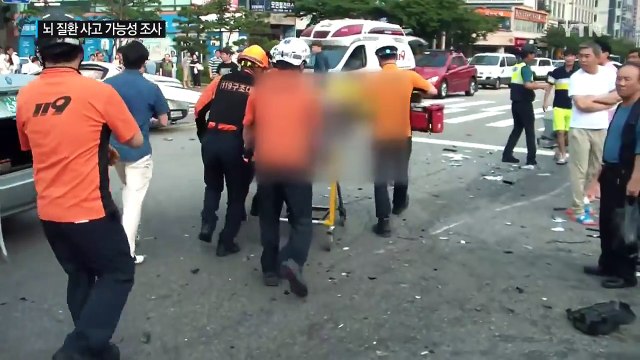 '횡단보도 질주' 뇌 질환 사고 가능성 조사 / YTN (Yes! Top News)