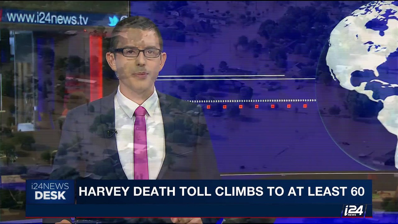 i24NEWS DESK | Harvey death toll climbs to at least 60 | Tuesday, September 5th 2017