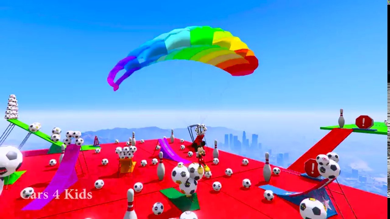 Learn Color Motorcycles and ATV Superheroes Kids Cartoon Animation for Babies Children 3D - KIDS COLORING