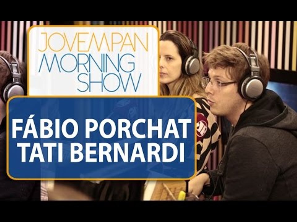 "Nem leio", dizem Tati Bernardi e Porchat sobre comentários na internet | Morning Show