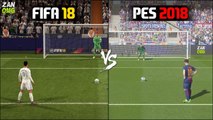FIFA 18 vs PES 2018 Penalty Kicks
