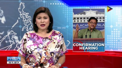 Confirmation hearing ni DAR Sec. Mariano, ipinagpapatuloy