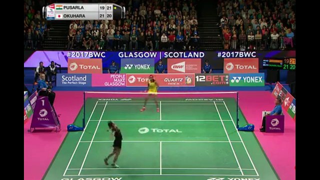 Badminton - LONG RALLY - Nozomi VS Sindhu - Bwf 2017