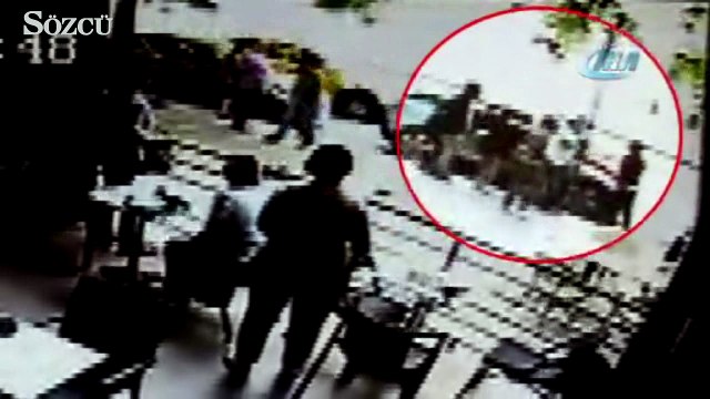 İstanbul’un göbeğinde kadına tekme tokat dayak kamerada