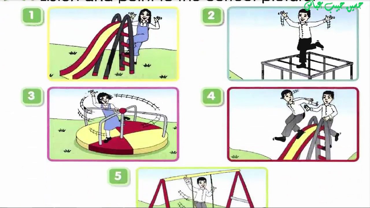 انكليزي رابع ابتدائي كتاب ص 10-11
