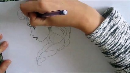 Диаз рисование Эльза замороженный замороженные скорость |