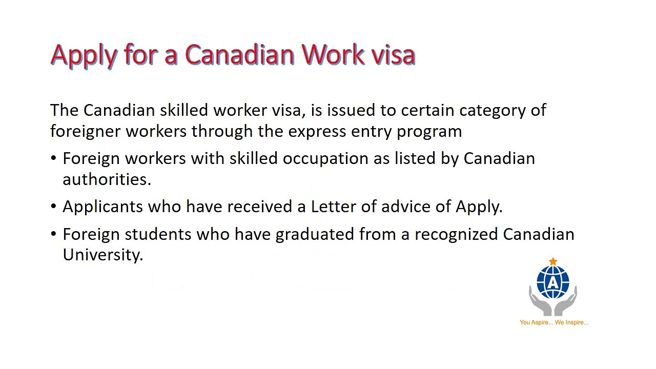 Skilled Worker Program Canada