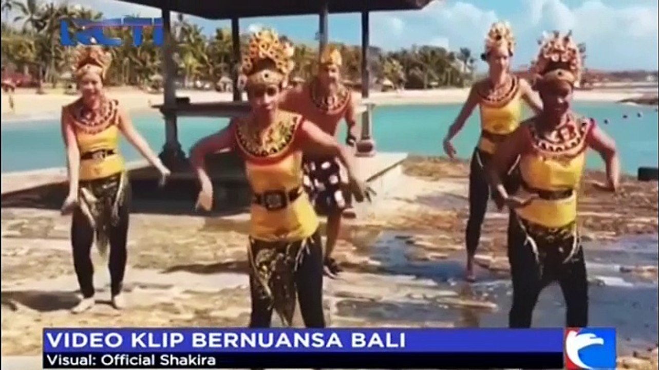 Shakira Buat Video Klip di Bali