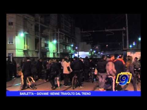 Barletta | Giovane 16enne travolto dal treno